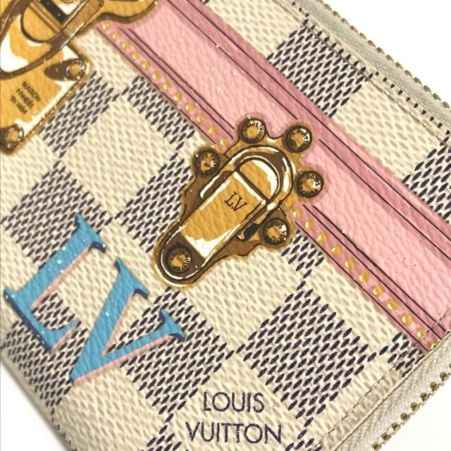 LOUIS VUITTON(ルイヴィトン)のルイヴィトン LOUIS VUITTON サマートランクコレクション N60109 ダミエ アズ―ル ポルトフォイユ クレマンス 長財布 ダミエアズールキャンバス ホワイト レディースのファッション小物(財布)の商品写真