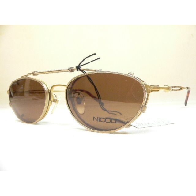 NICOLE(ニコル)のNICOLE ヴィンテージ 眼鏡 フレーム ／ クリップオン サングラス ニコル メンズのファッション小物(サングラス/メガネ)の商品写真