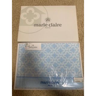 マリクレール(Marie Claire)のmarie claire PARIS バスタオル　水色(タオル/バス用品)