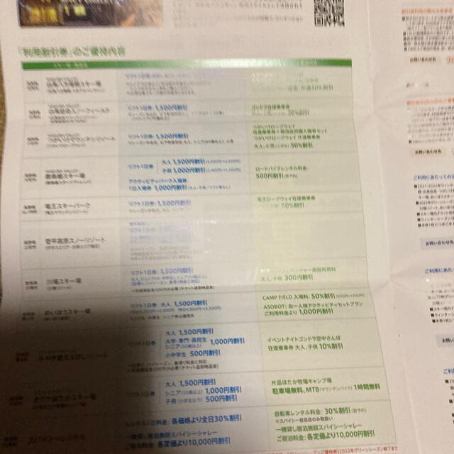 日本駐車場開発株主優待 チケットの施設利用券(その他)の商品写真