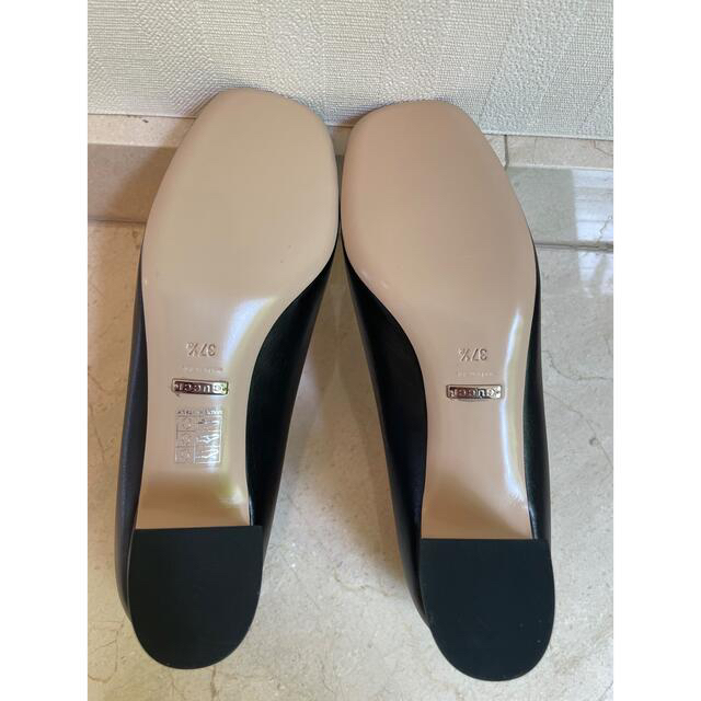 限定SALE格安】 Gucci - GUCCI グッチ ビジュー付きパンプス 黒 37.5の