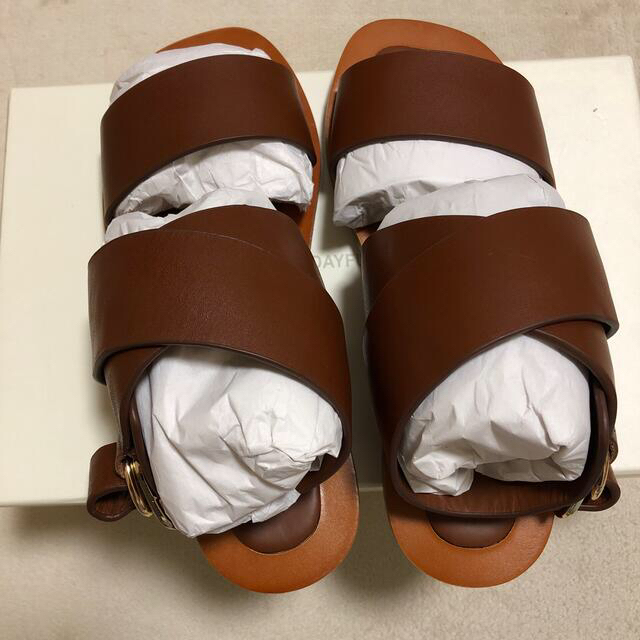 TODAYFUL(トゥデイフル)のTODAYFUL Flat Belt Sandals ブラウン レディースの靴/シューズ(サンダル)の商品写真