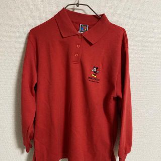 ディズニー(Disney)のMICKY UNLIMITED 90s 長袖ポロシャツ　春、秋、冬服ゲリラセール(ポロシャツ)