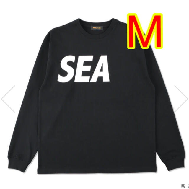 WIND AND SEA  ロゴTシャツ 黒 M