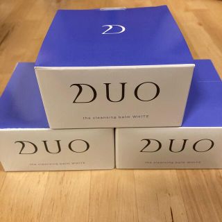 DUO クレンジングバーム　ホワイト　新品(クレンジング/メイク落とし)