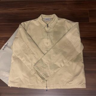 FEAR OF GOD - Essentials ツイルジャケット ベージュ Tシャツ