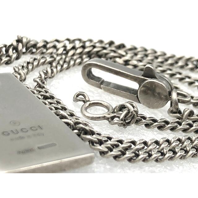 Gucci - GUCCI ディアマンテ 喜平 ネックレス ブラック silver925の