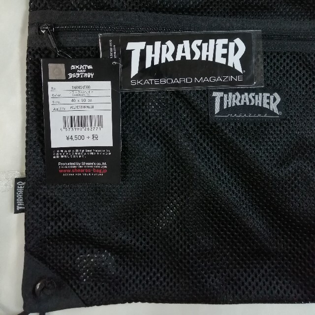 THRASHER(スラッシャー)の未使用【匿名配送】THRASHER スラッシャー ユニセックス ナップサック メンズのバッグ(バッグパック/リュック)の商品写真