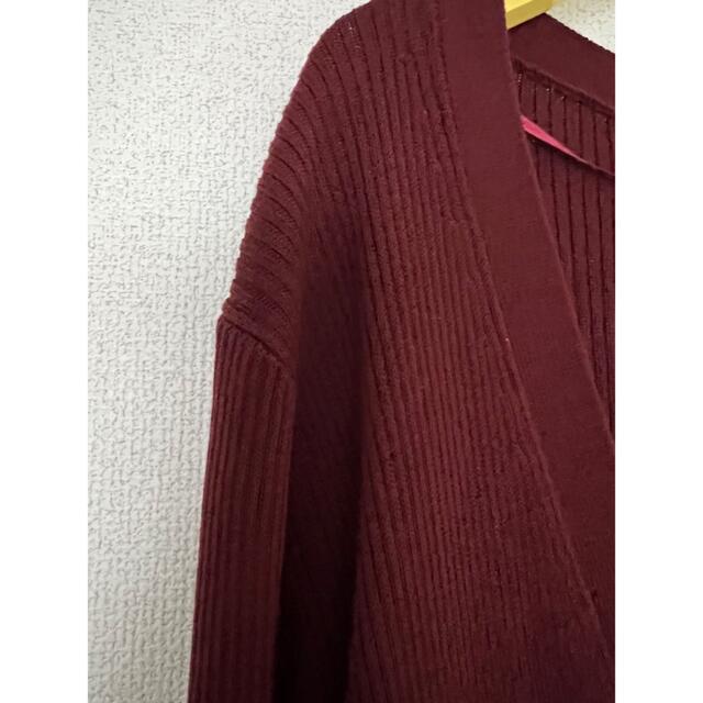 UNIQLO(ユニクロ)の【美品❣】ユニクロ ロング カーディガン ブラウン XXL レディースのトップス(カーディガン)の商品写真