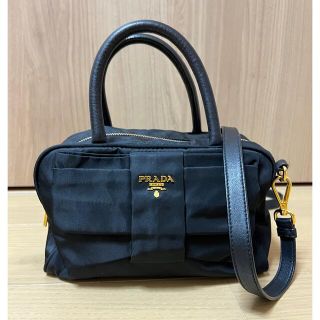 値下げ　[美品]  PRADA プラダ　ハンドバッグ　希少　レア　和服にも