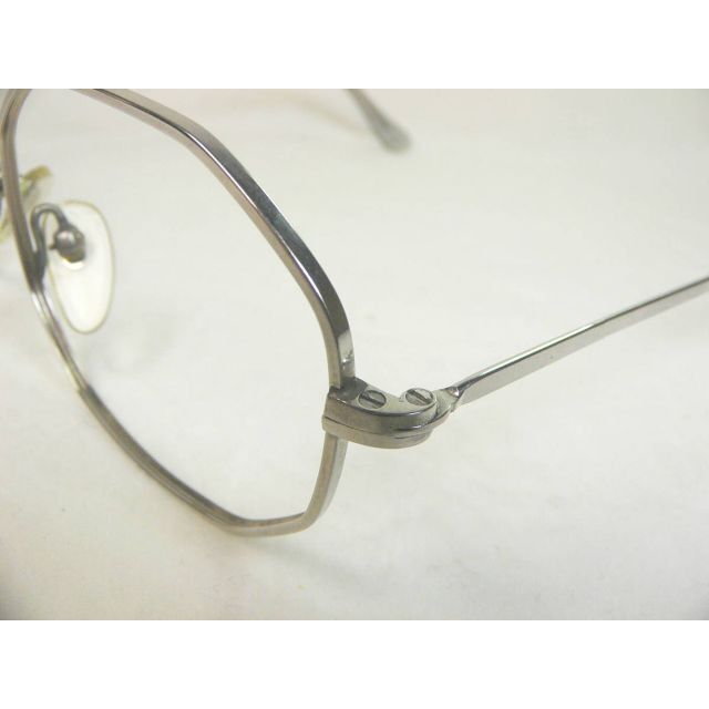 SILVER ヴィンテージ 眼鏡 フレーム 八角形 オクタゴン シルバー SILVER ヴィンテージ 眼鏡 フレーム 八角形 オクタゴン シルバー