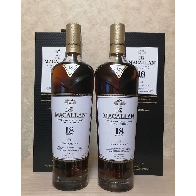 2本　MACALLAN　マッカラン18年　シェリーカスク　2020