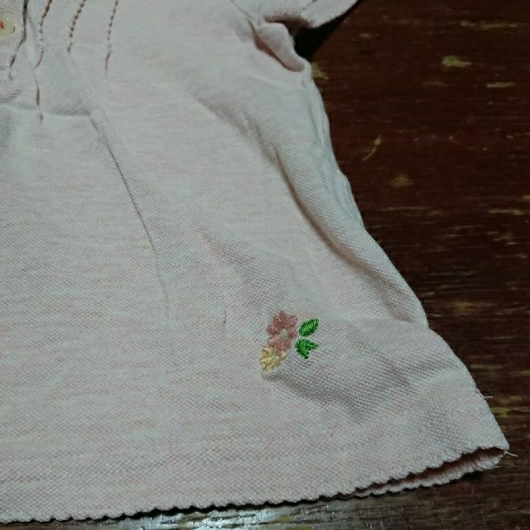 3can4on(サンカンシオン)の【3can4on】ポロシャツ☆サイズ90 キッズ/ベビー/マタニティのキッズ服女の子用(90cm~)(Tシャツ/カットソー)の商品写真