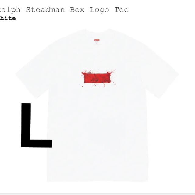 supreme ralph steadman box logo tee
