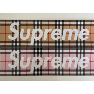 シュプリーム(Supreme)のSupreme Burberry box logo sticker セット(ノベルティグッズ)