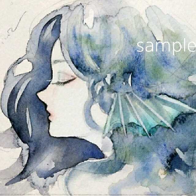 絵画 。手描き【きれいな花をたくさん買って部屋に置いてある】