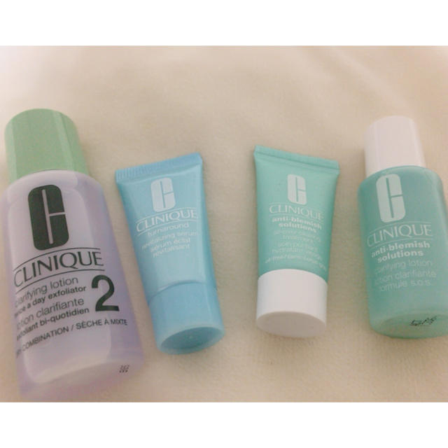 CLINIQUE(クリニーク)のクリニーク 4点セット  コスメ/美容のスキンケア/基礎化粧品(化粧水/ローション)の商品写真