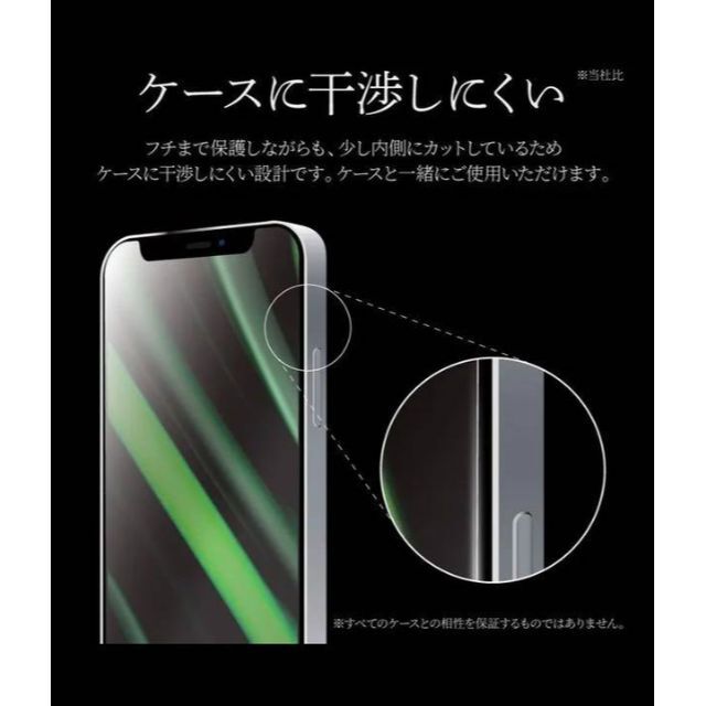 iPhone 12 12Pro 高性能フィルム PTEC 9H マット スマホ/家電/カメラのスマホアクセサリー(保護フィルム)の商品写真