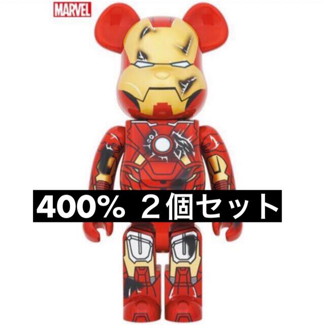 BE@RBRICK IRON MAN MARKⅦ DAMAGEVer 2個セット