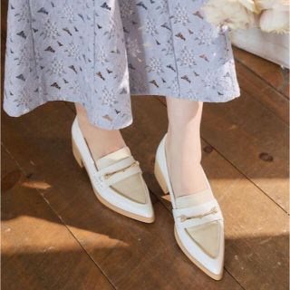 ハーリップトゥ(Her lip to)のherlipto Two-Tone Bit Loafers ローファー(ローファー/革靴)