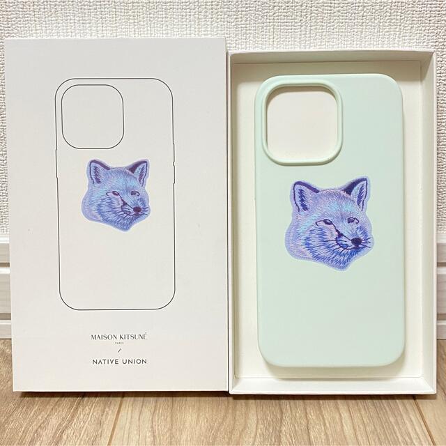 MAISON KITSUNE'(メゾンキツネ)の新品 メゾンキツネ iPhone13ケース iPhoneケース ミント スマホ/家電/カメラのスマホアクセサリー(iPhoneケース)の商品写真