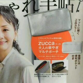 ズッカ(ZUCCa)のシルバー財布 大人のおしゃれ手帖 付録(ポーチ)