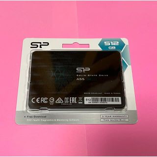 SiliconPower シリコンパワーSSD 512GB 新品未使用(PCパーツ)