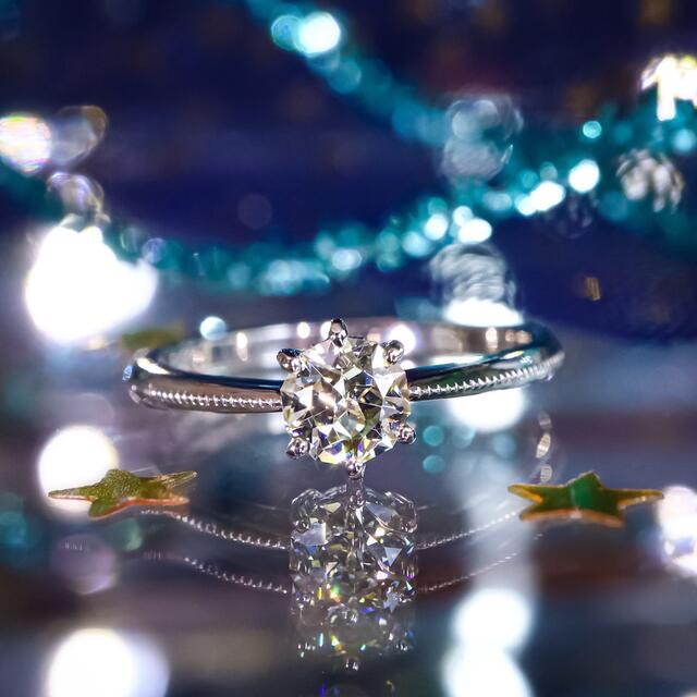 今年人気のブランド品や 専用です。二つの星が浮かび上がるダイヤモンド0.533ct プラチナリング リング(指輪)
