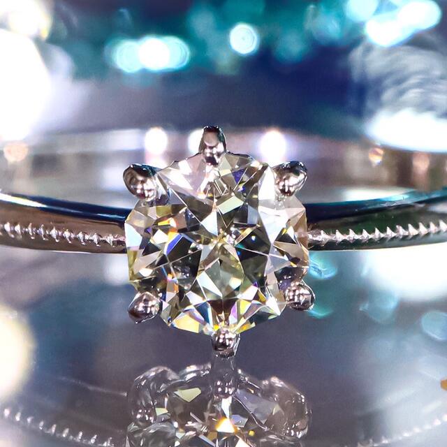 専用です。二つの星が浮かび上がるダイヤモンド0.533ct プラチナリング レディースのアクセサリー(リング(指輪))の商品写真