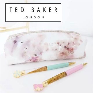 テッドベイカー(TED BAKER)のTed baker 桜柄 SAMMIY フラワープリントポーチ(ペンケース)(ポーチ)