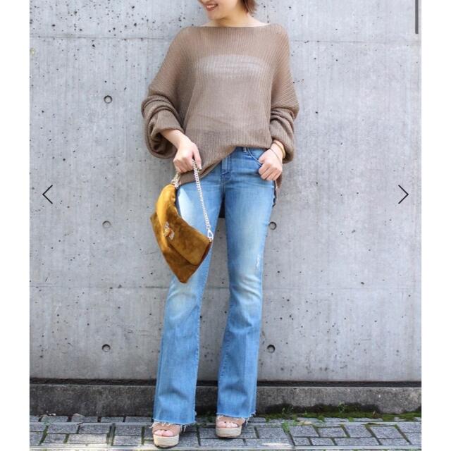 DEUXIEME CLASSE(ドゥーズィエムクラス)の新品　Deuxieme Classe loose knit リネンニット レディースのトップス(ニット/セーター)の商品写真