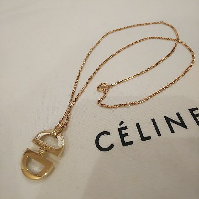 celine(セリーヌ)の18金 CELINE ネックレス レディースのアクセサリー(ネックレス)の商品写真