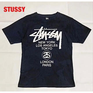 ステューシー(STUSSY)の【人気】STUSSY　ステューシー　World Tour T-Shirt　総柄(Tシャツ/カットソー(半袖/袖なし))