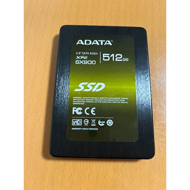 ADATA 2.5インチ SATA SSD SX900 512GB