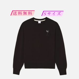 プーマ(PUMA)の【Sサイズ】PUMA × AMI PARIS ブラック スウェットシャツ(スウェット)