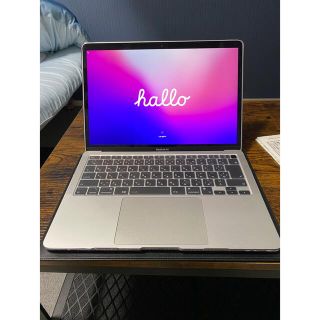 マック(Mac (Apple))の【美品】13インチ MacBook Air 256GB M1(ノートPC)