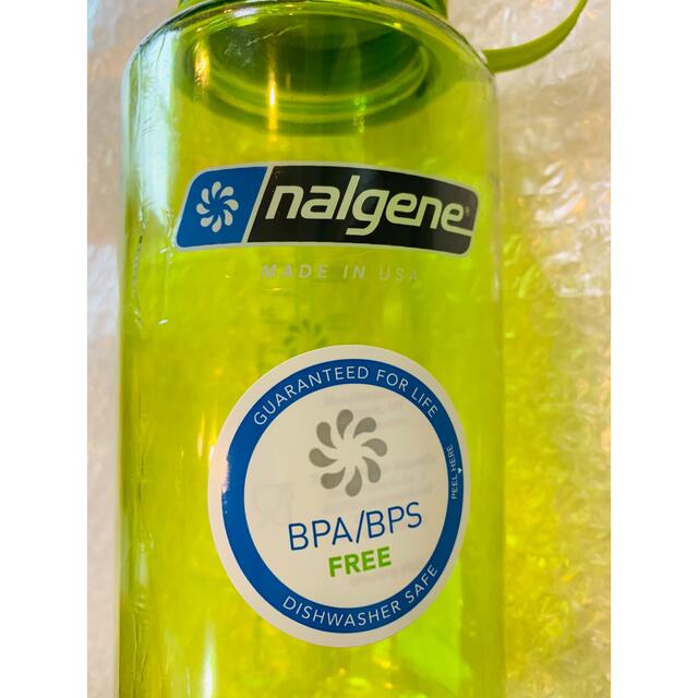 Nalgene(ナルゲン)のナルゲン　ワイドマウスボトル　１ℓ スプリンググリーン　新品未使用 スポーツ/アウトドアのアウトドア(登山用品)の商品写真