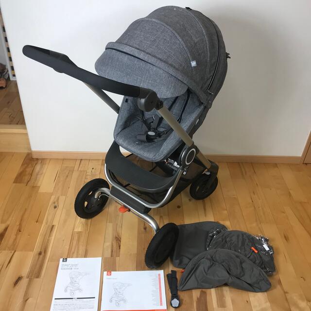 極美品　STOKKE SCOOT スクート2 ベビーカー   レインカバー