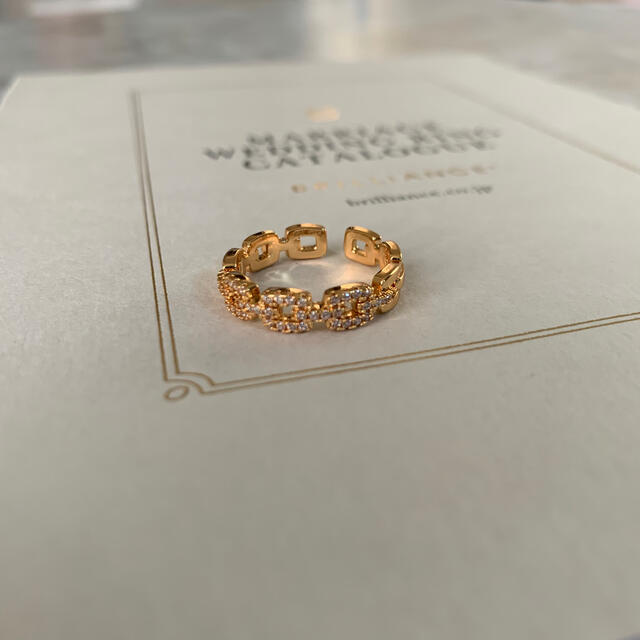 チェーンリング　指輪　ゴールド　インポート　ハワイアンジュエリー レディースのアクセサリー(リング(指輪))の商品写真