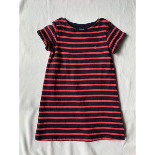 プチバトー(PETIT BATEAU)のプチバトー ボーダー ワンピース  5ans(ワンピース)