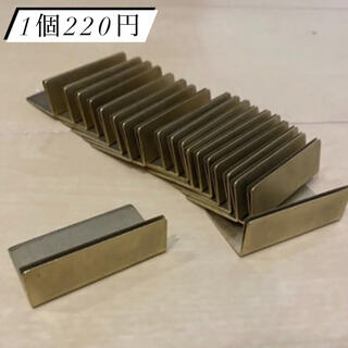 【1個 220円〜】真鍮　カードスタンド　ワイド　テーブルナンバー(インテリア雑貨)