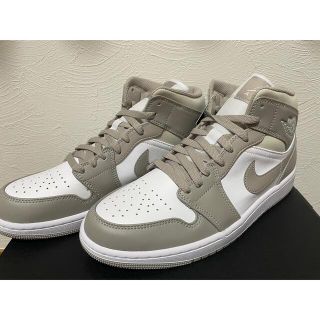 ナイキ(NIKE)のNIKE AIR JORDAN 1 MID LINEN (スニーカー)