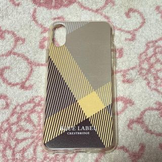 バーバリーブルーレーベル(BURBERRY BLUE LABEL)のiphoneX Xs スマホケース　BLUE LABEL(iPhoneケース)