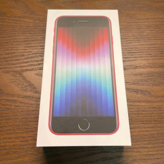 アイフォーン(iPhone)のiPhoneSE 第3世代 64GB RED simフリー(スマートフォン本体)