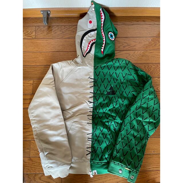 定番最新品 A BATHING APE APE AMBUSH シャーク アリゲーターパーカー Mの通販 by 美咲｜アベイシングエイプならラクマ 