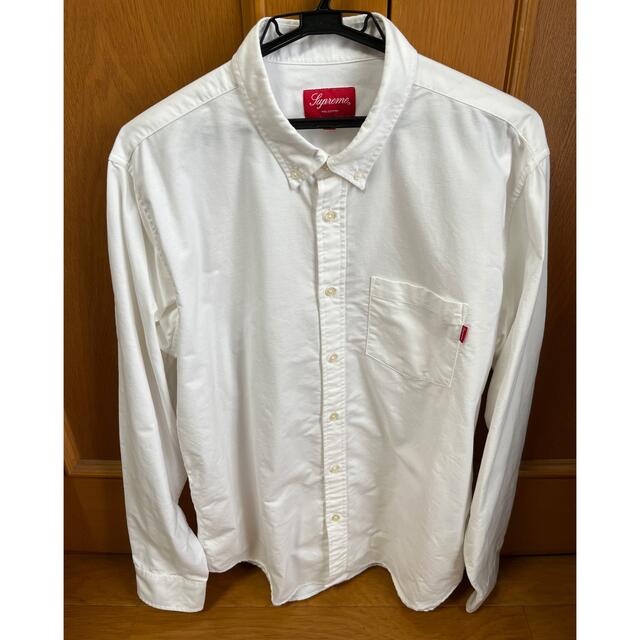 Supreme(シュプリーム)の白 L Supreme Oxford Shirt White  メンズのトップス(シャツ)の商品写真