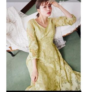 ジルスチュアート(JILLSTUART)のジルバイジルスチュアート ジルバイジルスチュアート カラー レース ワンピース(ロングワンピース/マキシワンピース)