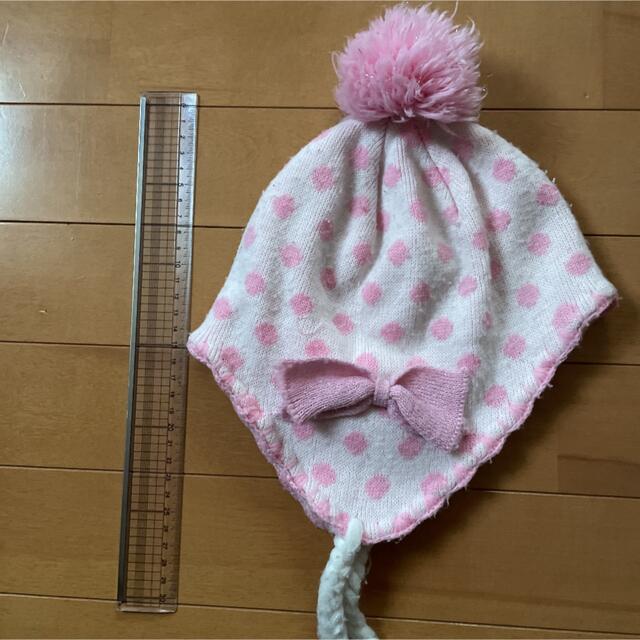 キッズ　ニット帽 キッズ/ベビー/マタニティのこども用ファッション小物(帽子)の商品写真