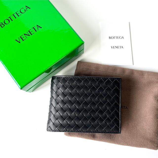 【新品・直営店購入】BOTTEGA VENETA イントレチャート 二つ折財布