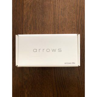 アローズ(arrows)の新品未使用arrows We ブラック FCG01 SIMフリー 5G対応(携帯電話本体)